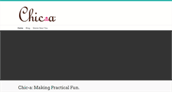 Desktop Screenshot of chic-a.com